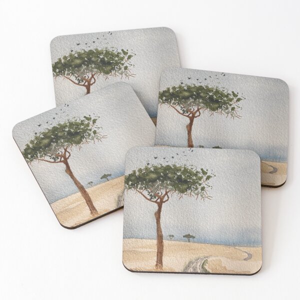 Item preview, Africa Landscape Original Watercolor designed and sold by smnessen.