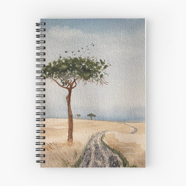 Item preview, Africa Landscape Original Watercolor designed and sold by smnessen.