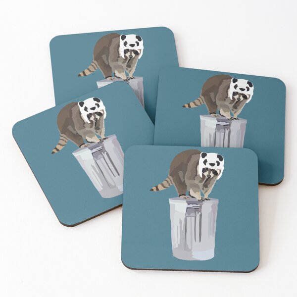 Item preview, Trash Panda Racoon, Raccoon Illustration – Playful North American Wildlife Art designed and sold by PrettylittlepastelUk.