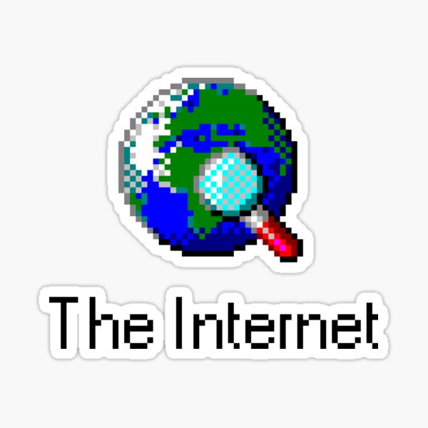 Vista previa del artículo con la obra «La Internet», diseñado y vendido por Jesse Hufstetler.