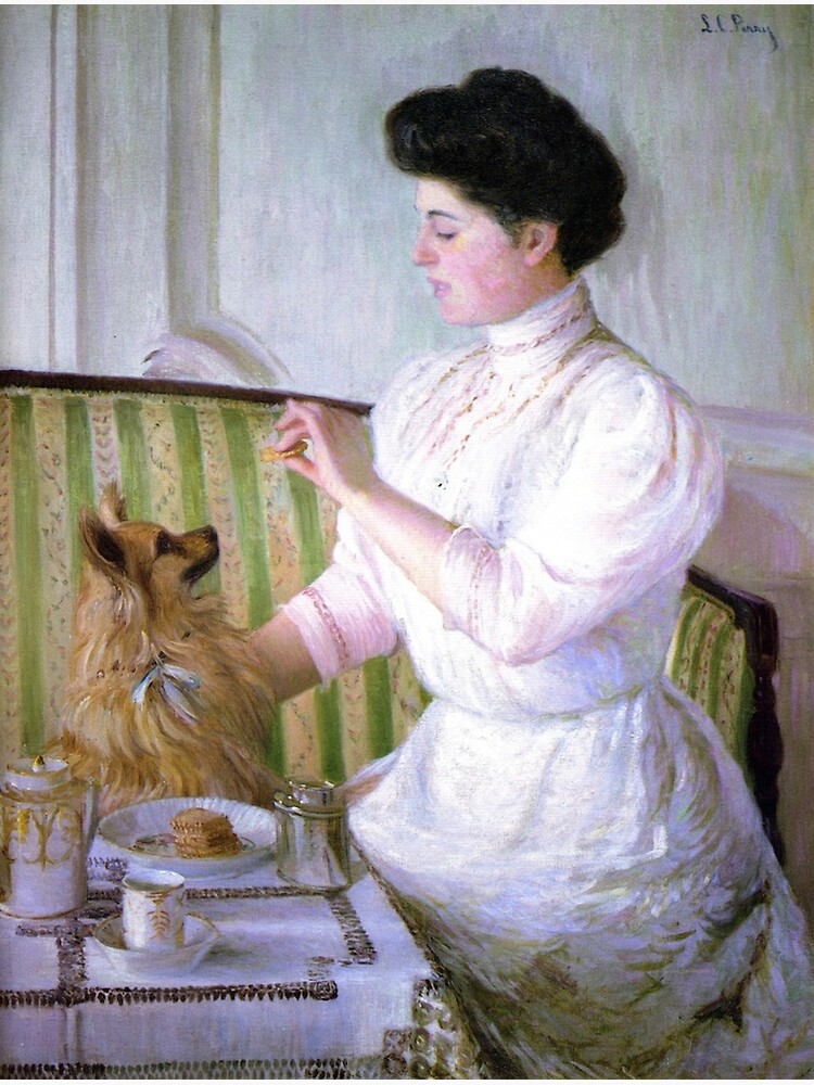 Lady at the Tea Table, Lilla Cabot Perry, 1905" Canvas Print for Sale by  goodimpressions | Redbubble