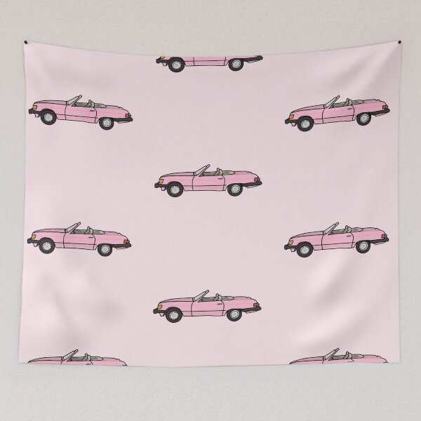 Item preview, 90s 00s Pink Convertible Car  designed and sold by TomboyEast.