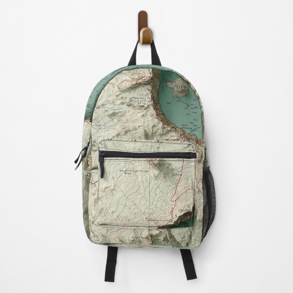 Item preview, 1911 Crater Lake, Oregon Relief Map 3D digitally-rendered designed and sold by ThinkAboutMaps.
