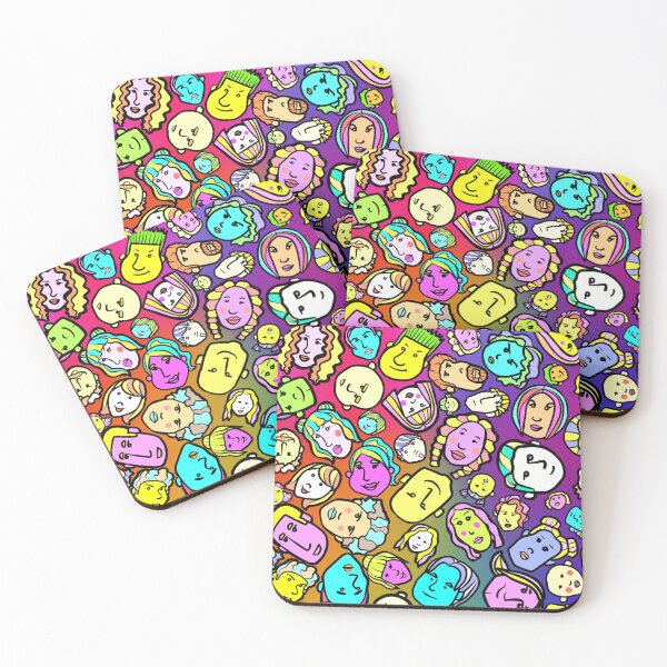Item preview, Floating Faces designed and sold by bellathesparkly.