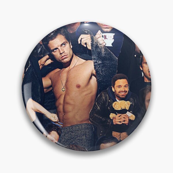 Item preview, Sebastian Stan (collage design) designed and sold by theislandgirl.