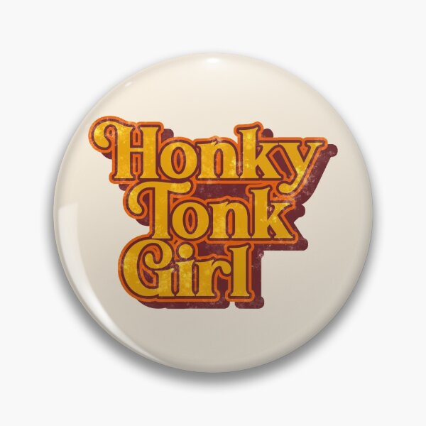 Item preview, Honky Tonk Girl ))(( Retro Classic Country Music Design designed and sold by acquiesce13.