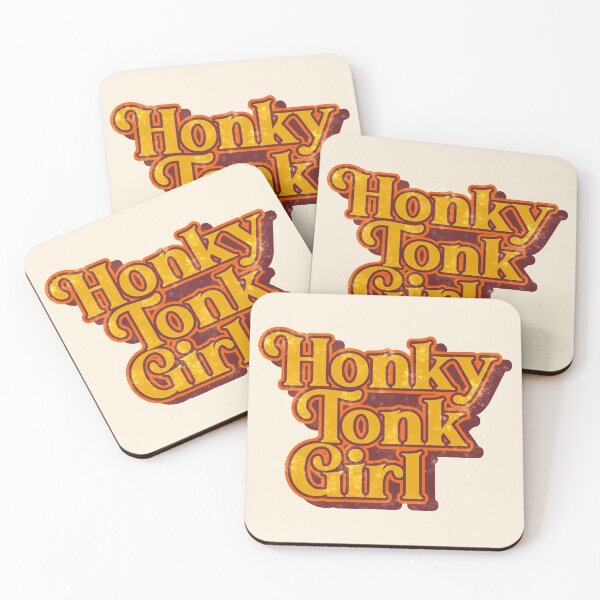 Item preview, Honky Tonk Girl ))(( Retro Classic Country Music Design designed and sold by acquiesce13.
