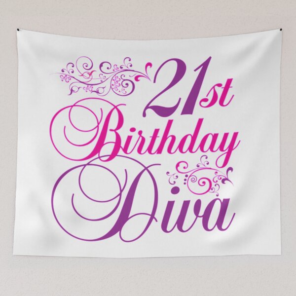 Item preview, 21st Birthday Diva designed and sold by Alicia Sullivan.