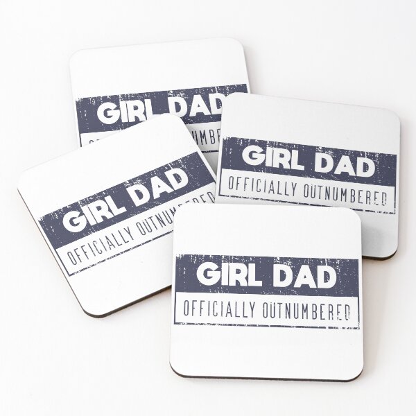 Item preview, Girl Dad Officially Outnumbered - Dad Jokes Dad Officially Outnumbered designed and sold by Wazzy AK.