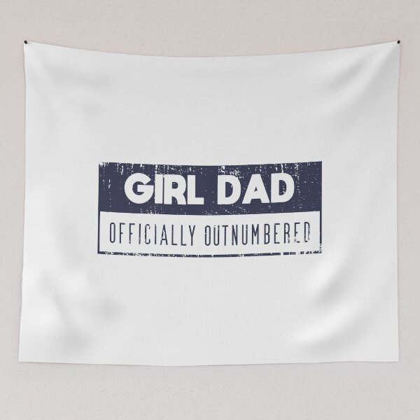 Item preview, Girl Dad Officially Outnumbered - Dad Jokes Dad Officially Outnumbered designed and sold by Wazzy AK.