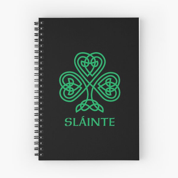 Item preview, Slainte Irish Green Shamrock Celtic Knot Ireland Gaelic designed and sold by mackpatsy.