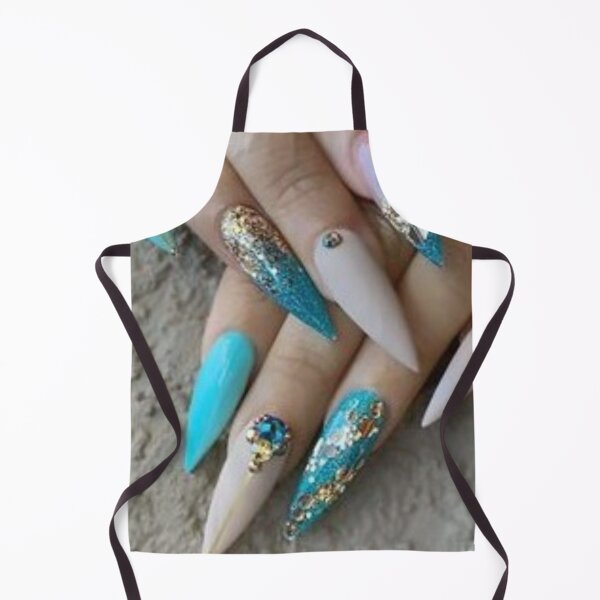 Item preview, Beautiful blue nails designs. designed and sold by Lan thi Nguyen.