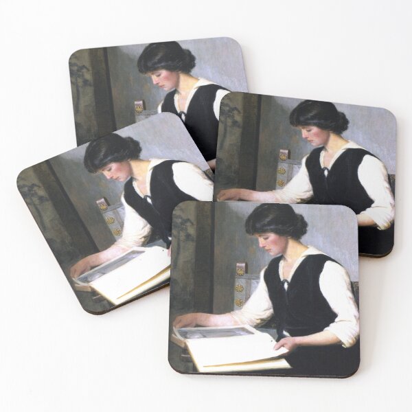 Item preview, Reading, Lilla Cabot Perry, c. 1900 designed and sold by goodimpressions.