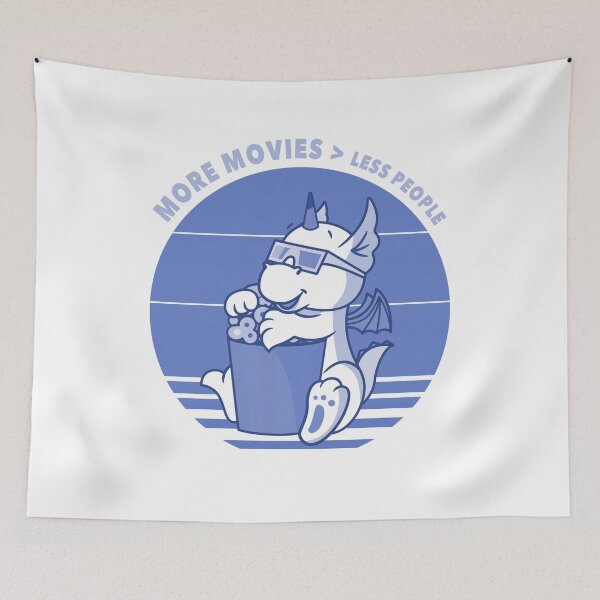 Item preview, Movies Over People | Movie lover designed and sold by Petra Becker.