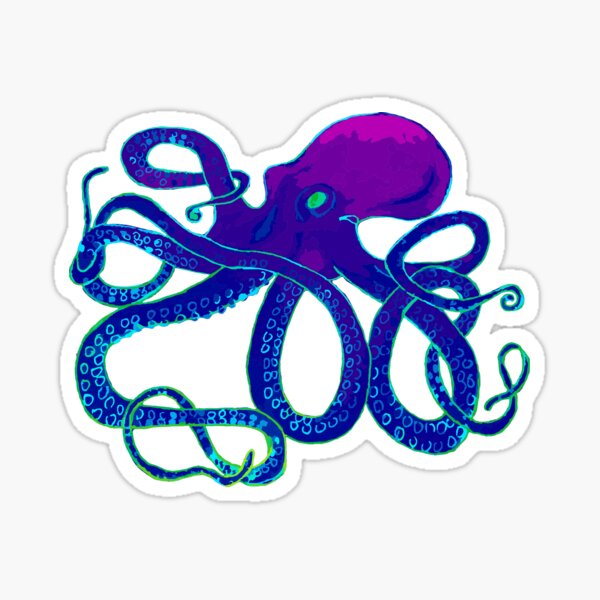 Item preview, Octopus of UV Light designed and sold by dantheman7913.