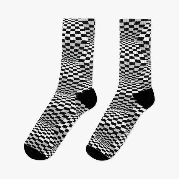Item preview, Op Art Dimensional Checks designed and sold by Lisann.