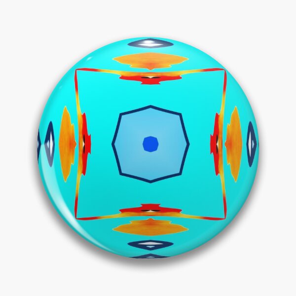 Item preview, Bright Blue Abstract Pattern designed and sold by House of Hartz by: Dominique11.