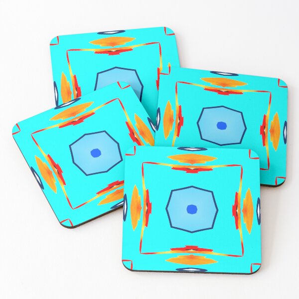 Item preview, Bright Blue Abstract Pattern designed and sold by House of Hartz by: Dominique11.