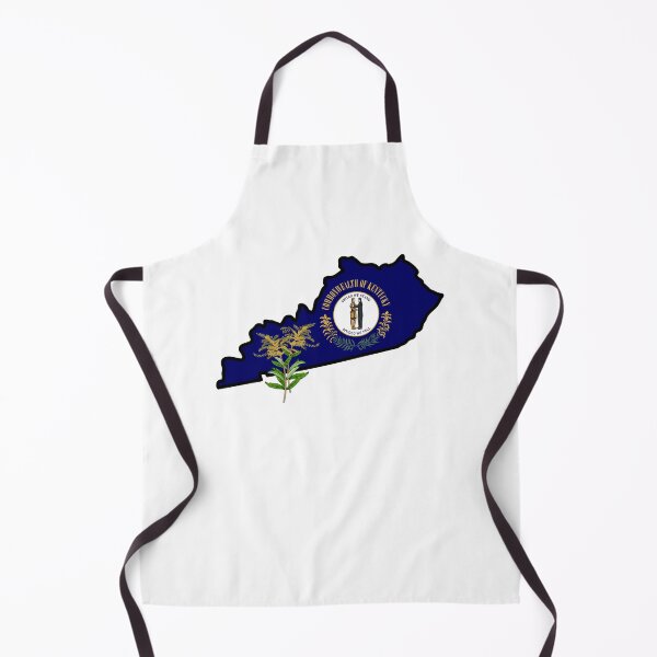 Item preview, State of Kentucky Flag with State Flower Giant Goldenrod designed and sold by Gsallicat.
