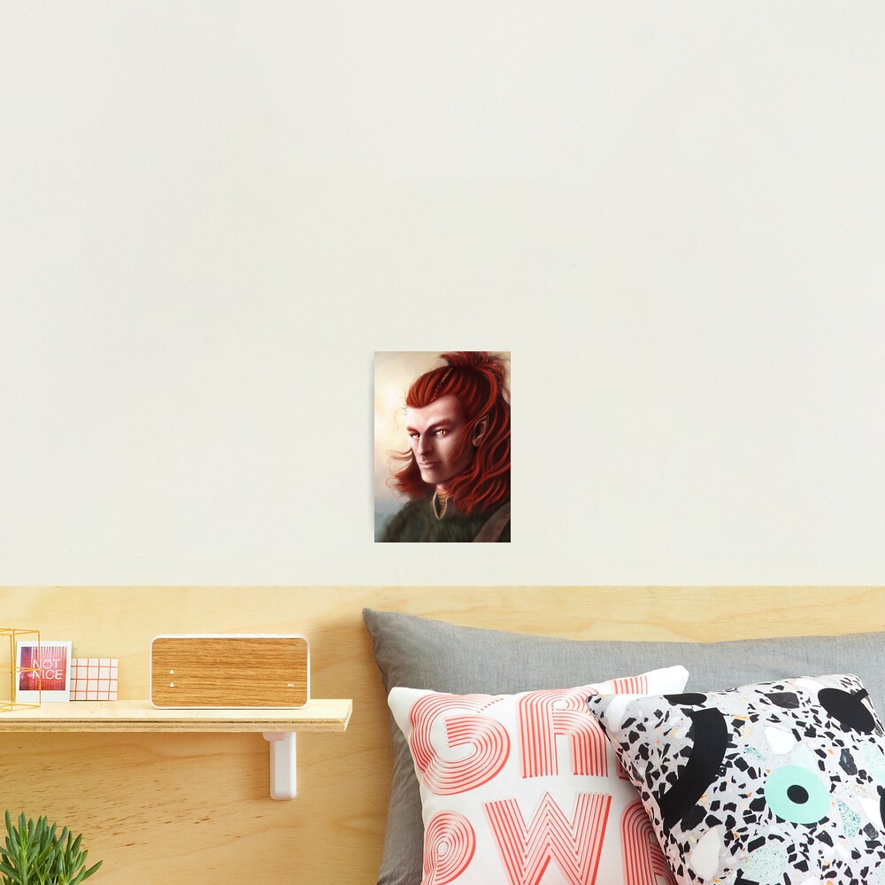 Wild Elf hunter, portrait version Photographic Print