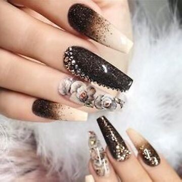 Nice diamonds nails. | Poster