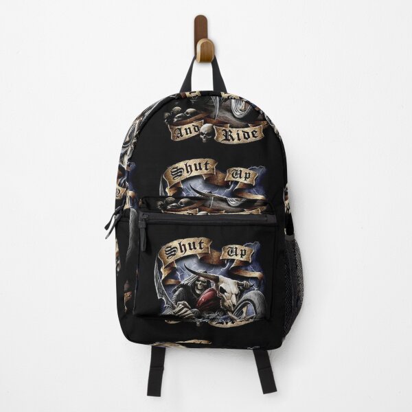 Item preview, Shut up and ride. Reaper Riding a motorcycle designed and sold by slashrose4ever.