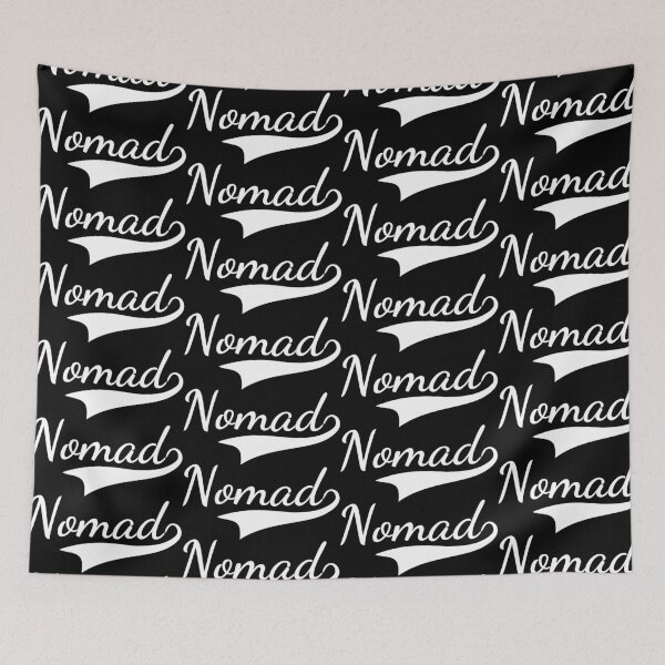 Item preview, Classic Nomad Black and White swish tail design designed and sold by Deegital18.