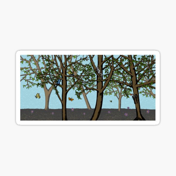 Woods Sticker