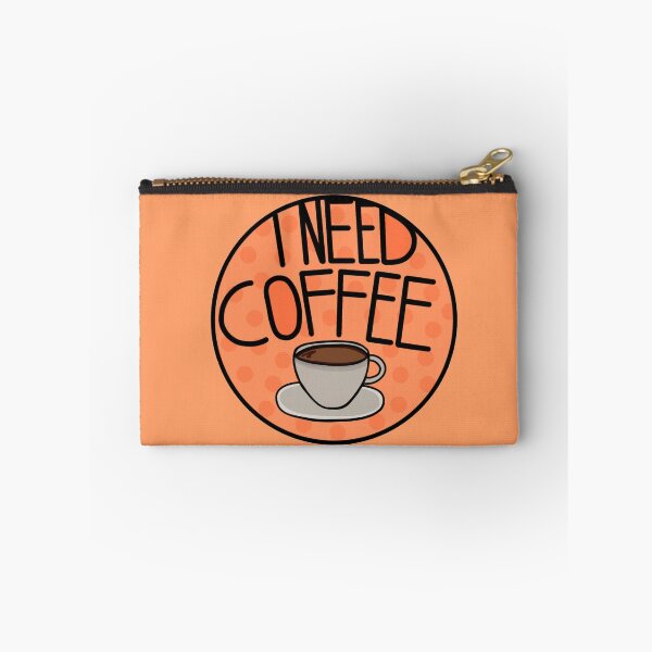 Item preview, I Need Coffee Orange Color, Minimalistic And Simple designed and sold by Barolina.