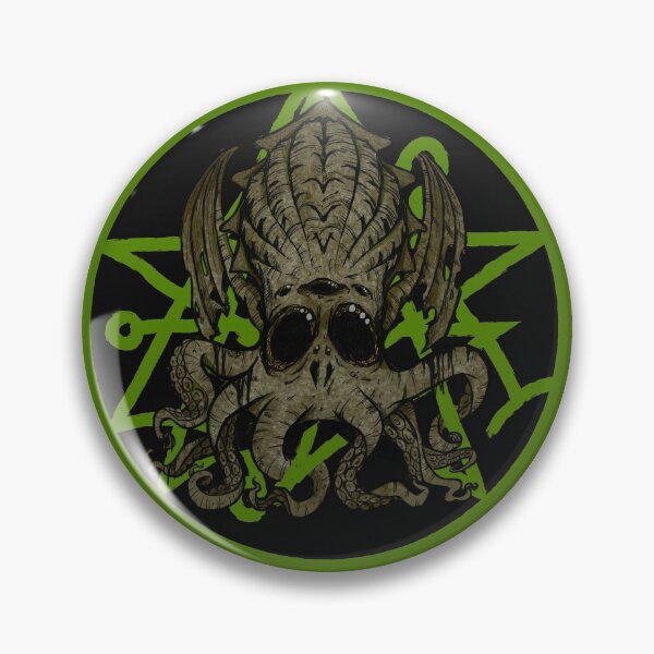 Item preview, Clear Cthulhu badge designed and sold by Tameink.