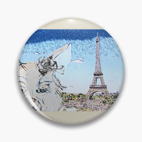 Item preview, Pig in Paris designed and sold by EloiseArt.