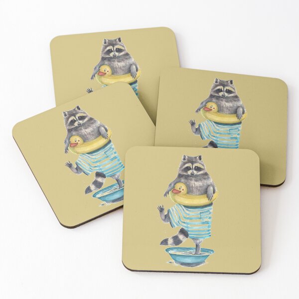 Item preview, Floating Raccoon designed and sold by LavinyArt.
