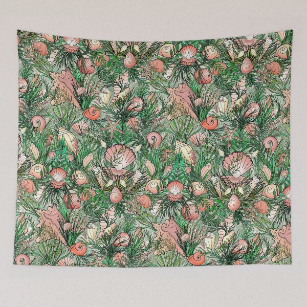 Item preview, Seashells on the Sea Floor designed and sold by IrishVikingDesigns.