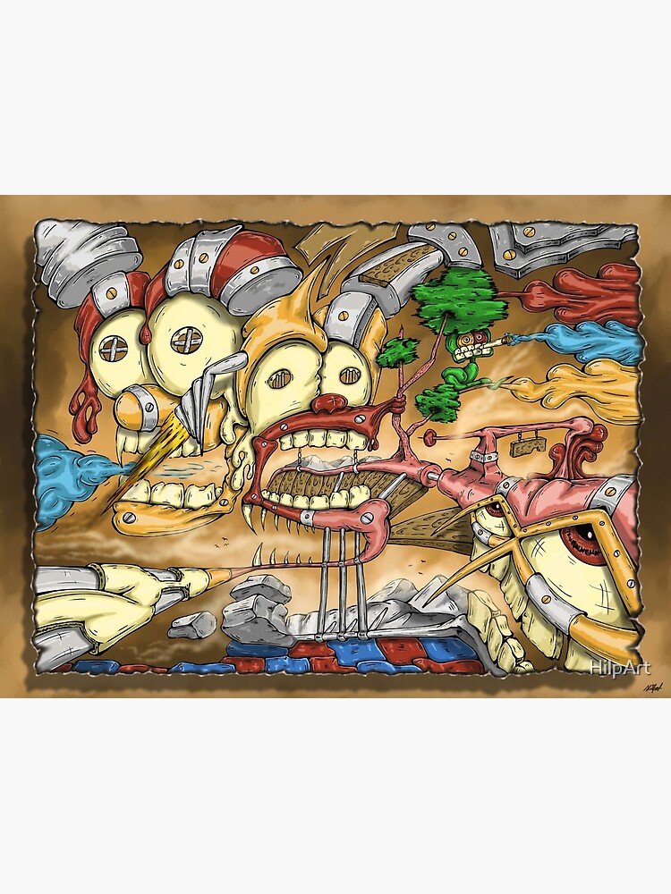 Thumbnail 3 of 3, Poster, The disintegration of being designed and sold by HilpArt.