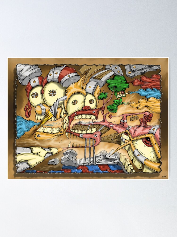 Thumbnail 1 of 3, Poster, The disintegration of being designed and sold by HilpArt.