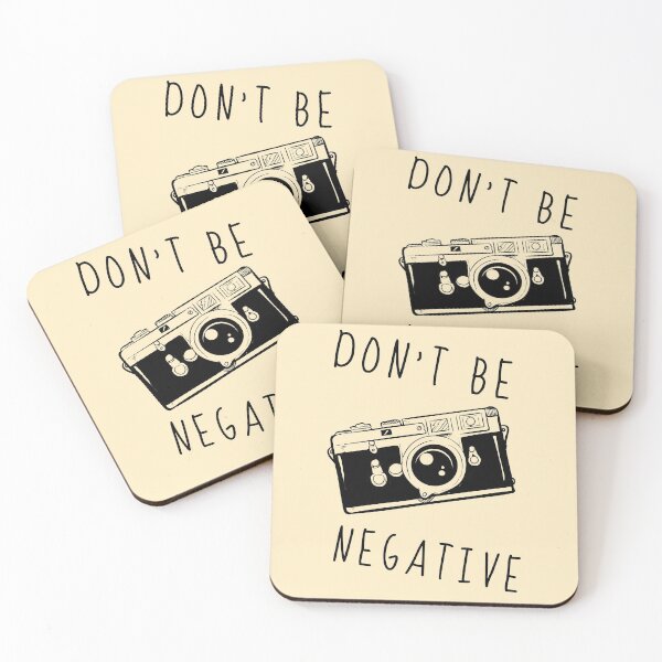 Item preview, Don't Be Negative Typography Design designed and sold by Valuential.