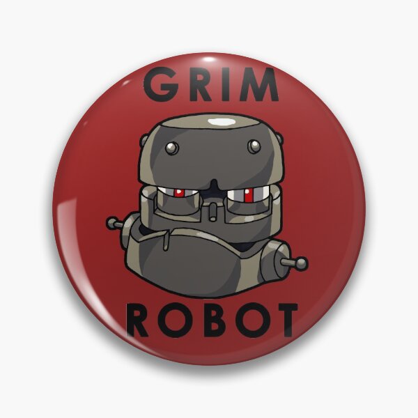 Artikelvorschau, GRIM ROBOTER Grau entworfen und verkauft von mvandinter.