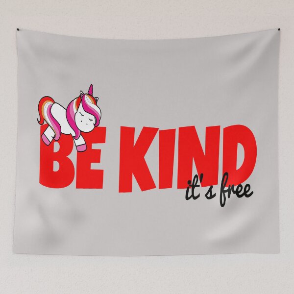 Item preview, Be Kind, It's Free - Lesbian Unicorn designed and sold by Teamtsunami6.