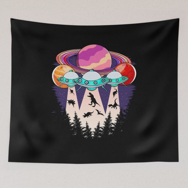 Item preview, Funny Dinosaur UFO Lover Alien designed and sold by lsapparel.
