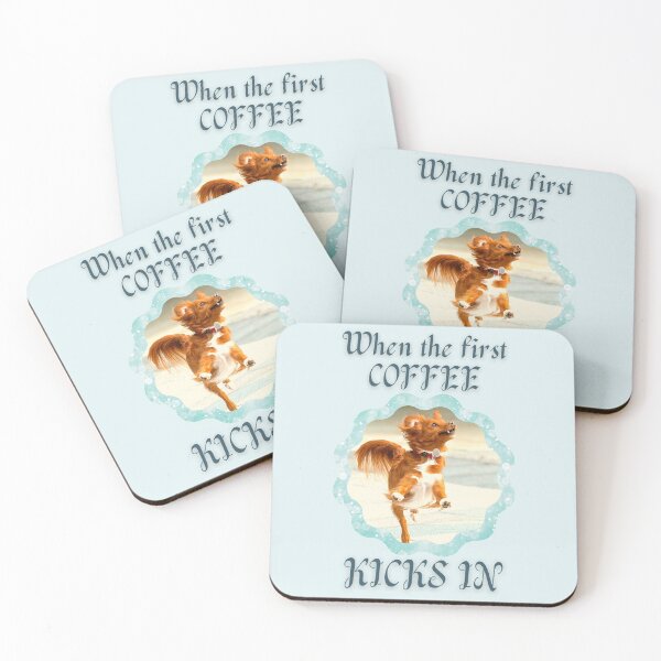 Item preview, When the First Coffee Kicks In designed and sold by CassieNash.