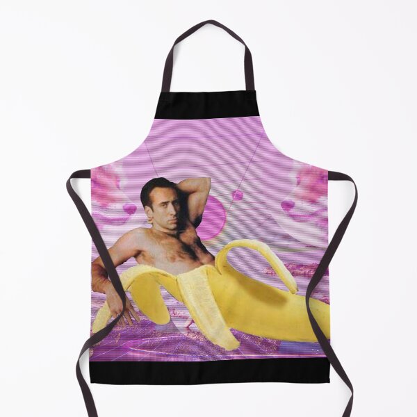 Item preview, Nicholas Cage Banana Vaporwave designed and sold by Todokete.