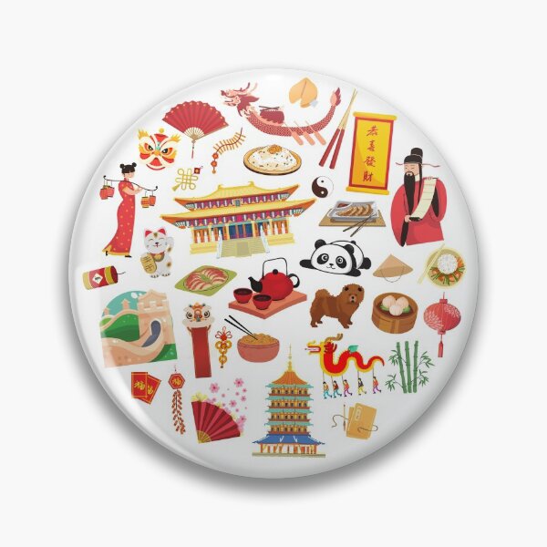 Item preview, China Travel Icons designed and sold by FancyPlanet.