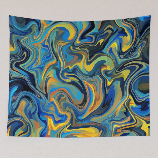 Item preview, Colorful Liquid marble. Marble art design. designed and sold by moustafakhalil.