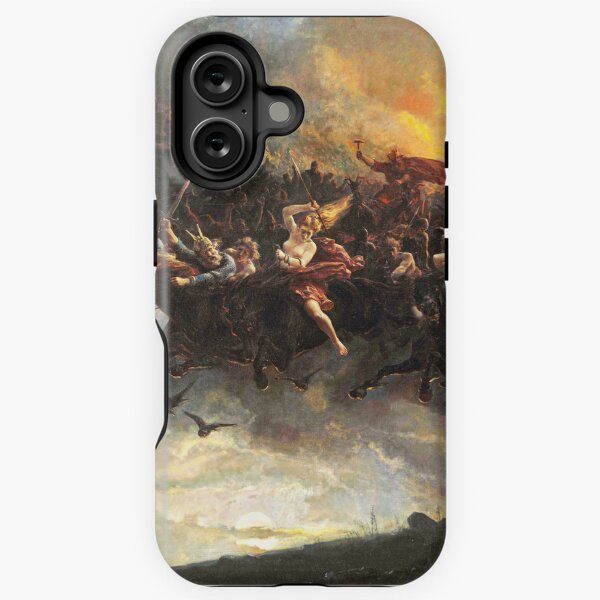 Aperçu de l'œuvre La chasse sauvage d'Odin - Peter Nicolai Arbo créée et vendue par brushandframes.