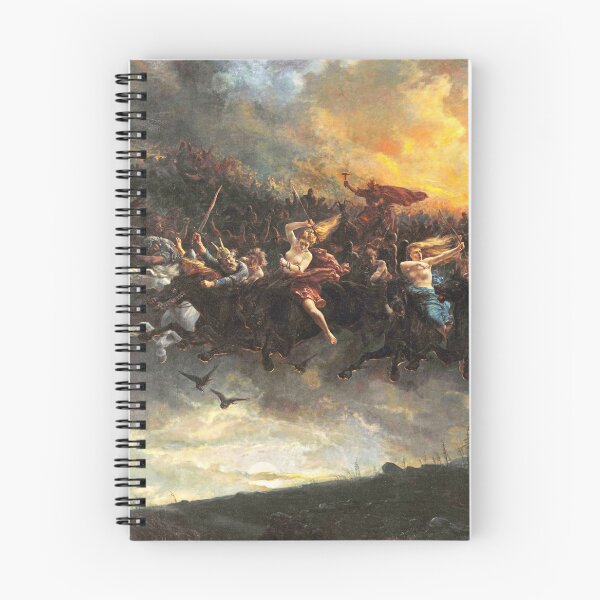 Item preview, The Wild Hunt of Odin - Peter Nicolai Arbo designed and sold by brushandframes.