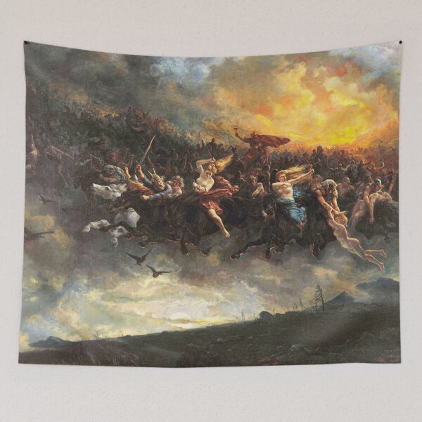 Item preview, The Wild Hunt of Odin - Peter Nicolai Arbo designed and sold by brushandframes.