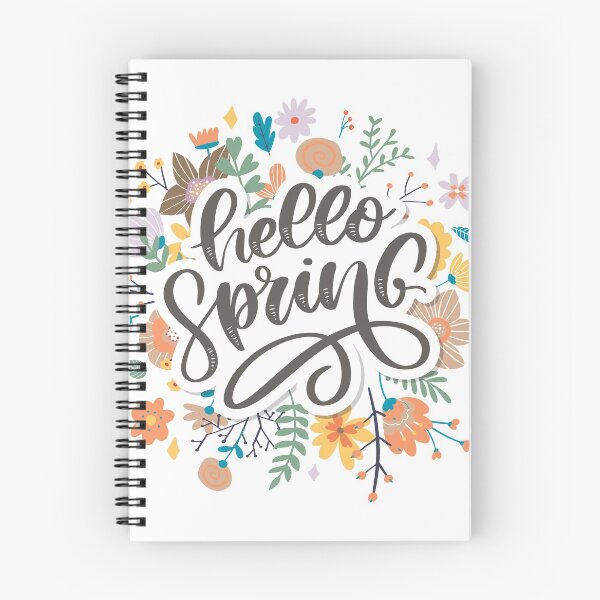 Item preview, Hello Spring - Hand drawn inspiration quote designed and sold by K-Boutiques.