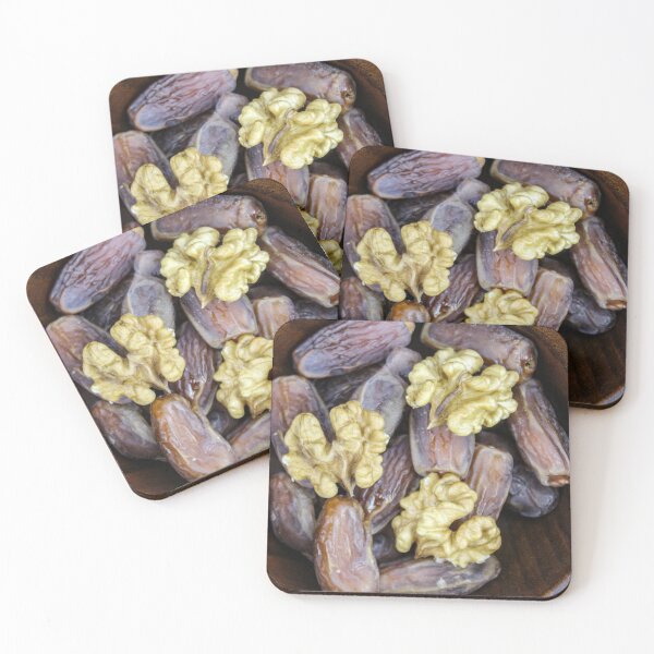 Item preview, Wooden bowl with dates and walnut kernels designed and sold by Mahirov Shop.