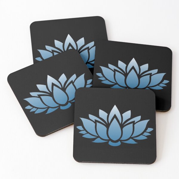 Item preview, Spring Lotus Flower In Ice Blue Hue designed and sold by RosieSunflower.