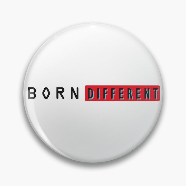 Item preview, Born Different Typography Design designed and sold by WeStarDust.
